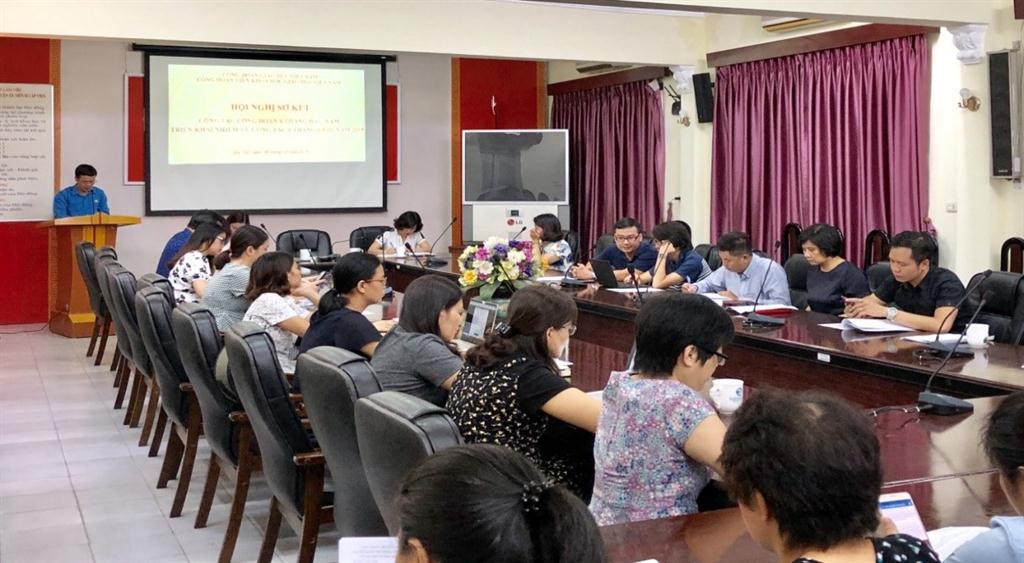 Công đoàn Viện Khoa học Giáo dục Việt Nam tổ chức Hội nghị sơ kết công tác công đoàn 6 tháng đầu năm 2019